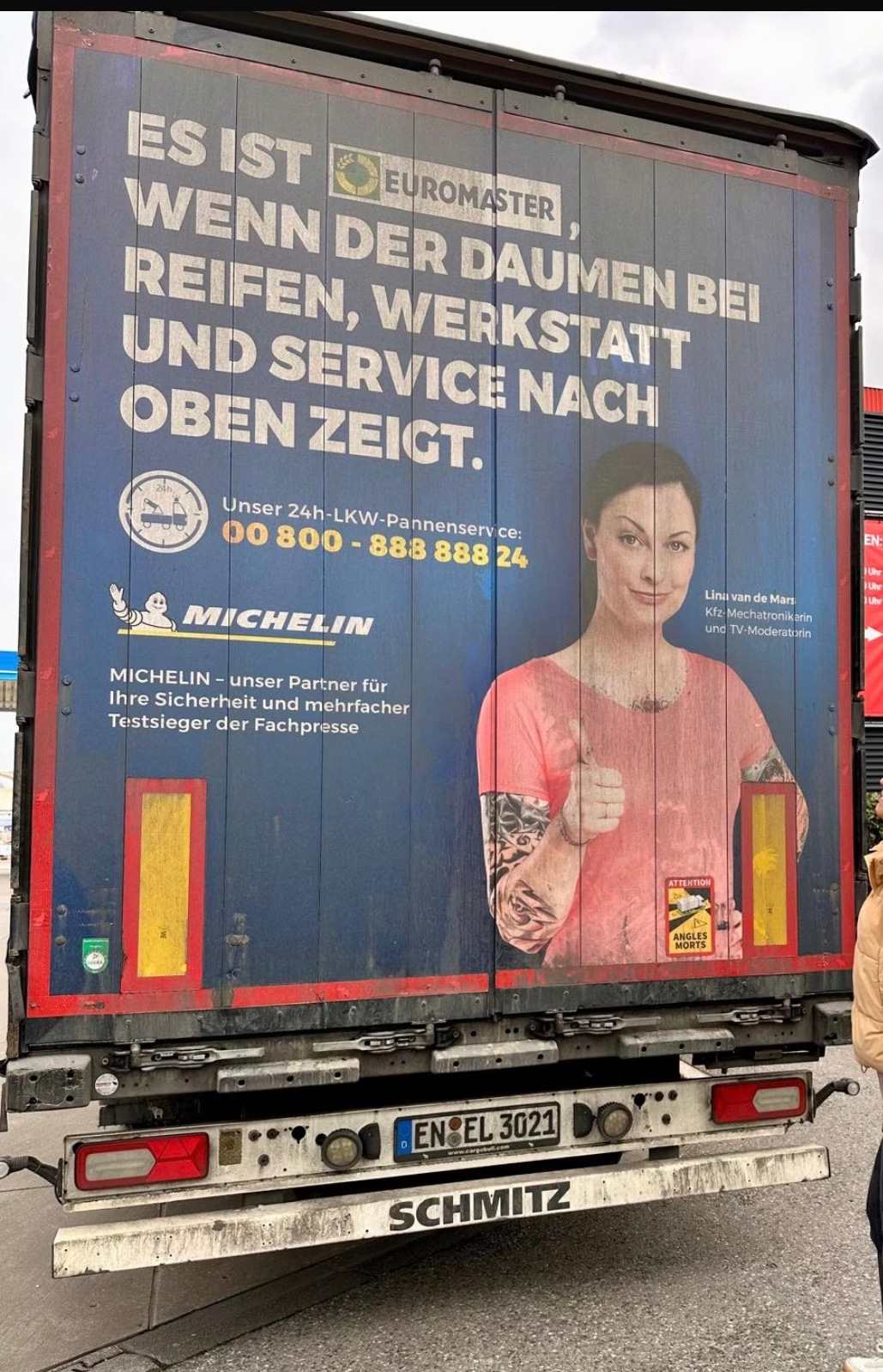 EUROMASTER / Michelin Kampagne mit Lina van de Mars