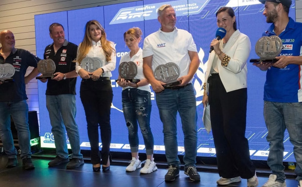 Truck-Racing Pokalverleihung